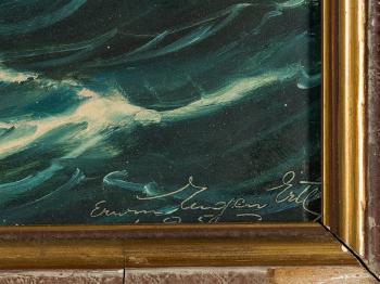 Stormy seascape by 
																			Erwin Eugen Ertl