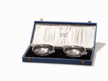 Pair of Silver Baskets in Original Box by 
																			 Fairfax & Roberts