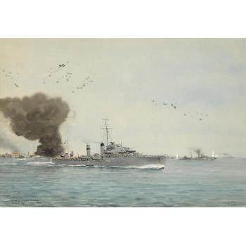H.M.S. 'Montrose' by 
																	Eric Erskine Campbell Tufnell