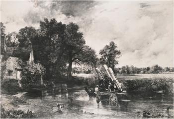 Haywain, Constable (1821) Cruise Missiles U.S.A. (1981) by 
																	Peter Kennard