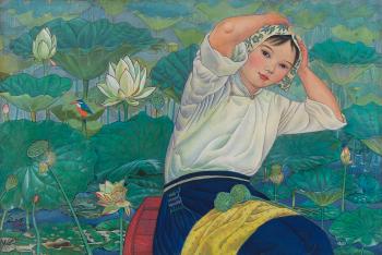 Lotus Girl by 
																	 Zhu Danian