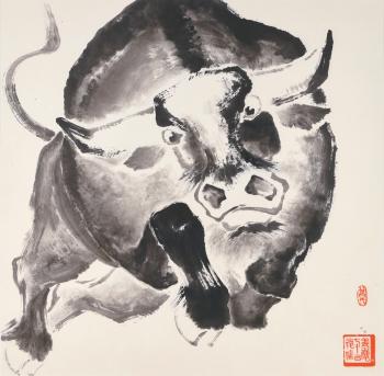 Fierce Bull by 
																	 Zeng Shanqing