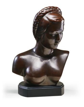 Bust of a Vietnamese Nude by 
																	 Nam Thai Studio