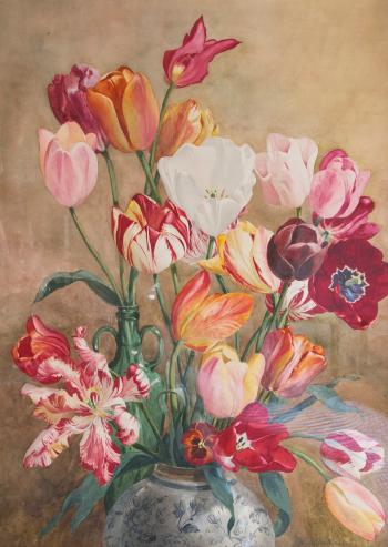 Tulips by 
																	Frank Galsworthy