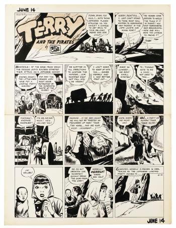 Terry & the pirats by 
																	Milton Caniff