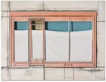 Store Front (Project) by 
																	 Christo