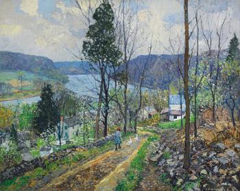 Road to the River by 
																	Edward Redfield