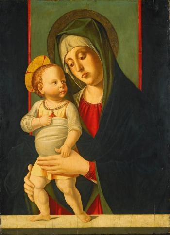 Madonna and Child by 
																	Jacopo da Valenza