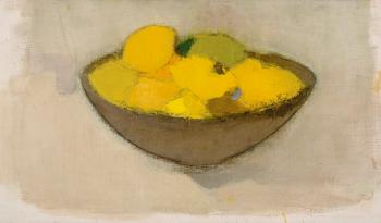 Lemons in a bowl by 
																	Helene Schjerfbeck