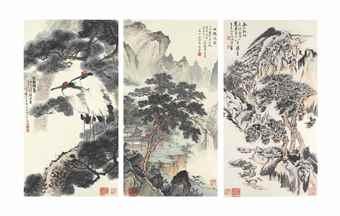 Pines and Cranes by 
																	 Xu Yuanshao