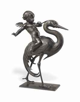Cupid and Crane by 
																	Carl Paul Jennewein
