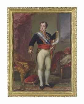 Portrait of King Ferdinand VII of Spain (1784-1833) by 
																	Vicente Lopez y Portana