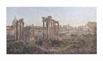 The Roman forum by 
																	Luigi A Gallandt