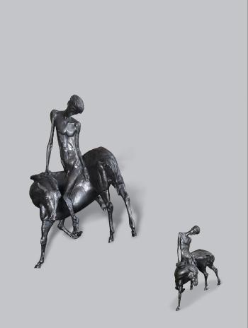 Rid a Horse by 
																	 Sun Xiaoye