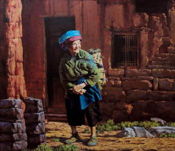 Mother’s old House by 
																	 Wang Lixian