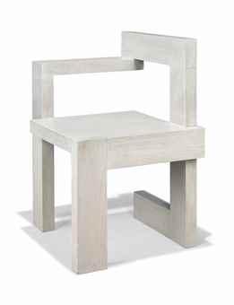 A rare 'Steltman' chair by 
																	Gerrit Rietveld