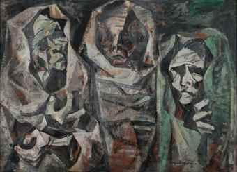 Three Beggars by 
																	Romeo Tabuena