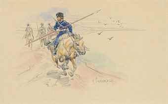 The Russo-Japanese War: Ride of the Zabaikal Cossacks by 
																	Nicolai Samokich