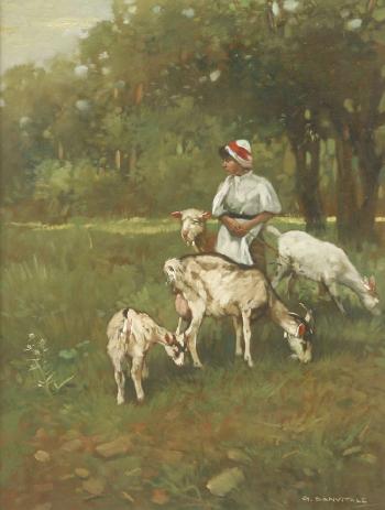 A goatherd by 
																			Giovanni Sanvitale
