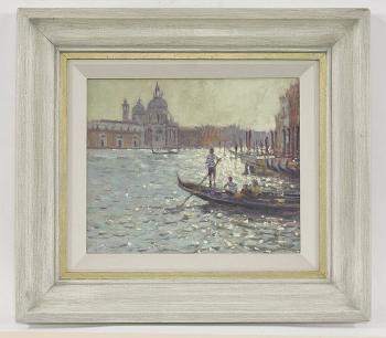Evening Sun, Grand Canal, Venice by 
																			Laurence Dingley