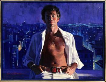 Portrait Over Manhattan by 
																			Jon Whitcomb