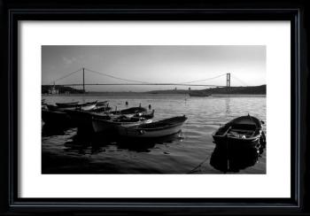 Boats and Bridge of Bosphorus Istanbul by 
																	Utku Varlik