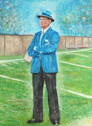 Portrait of Tom Landry by 
																			Gary Isabelle