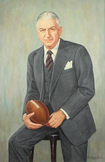 Portrait of George Preston Marshall by 
																			Orlando Lagman