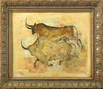 Two Bulls by 
																			Khalid Al Rahal