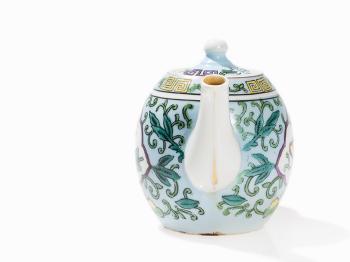 Porcelain Pot with Floral Decor by 
																			 Pervomaysky Porcelain Factory