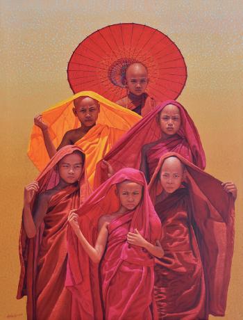 Monks Under the Sun by 
																	 Aung Kyaw Htet