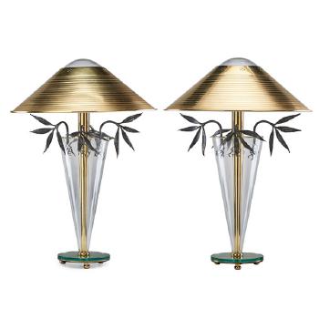 Pair of table lamps (no 59.1992) by 
																	 Banci Co
