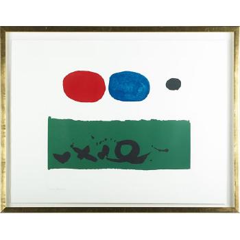 Green Foreground by 
																			Adolph Gottlieb