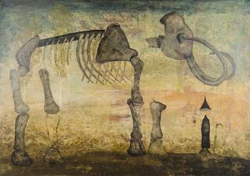 Untitled (Dinosaur Bones) by 
																			Ann Truxell