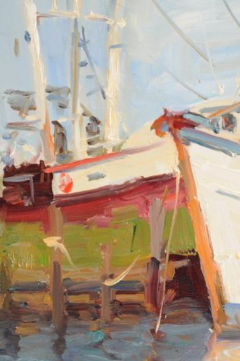 Bolivar Shrimp Boats by 
																			William Kalwick
