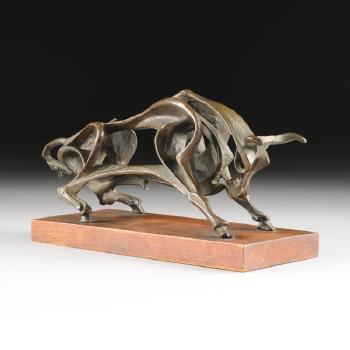 Charging Bull by 
																			Robert Howard Cook