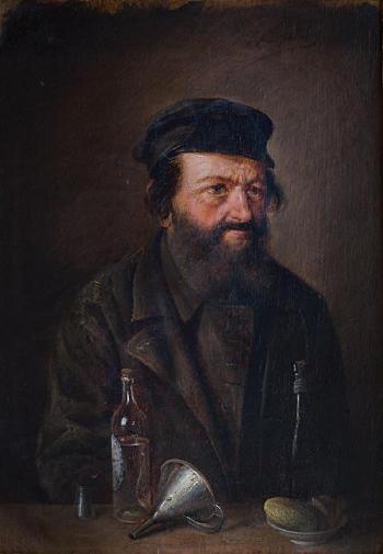 Portrait of a Jew by 
																	Mikhail Irodionovich Dashkevich