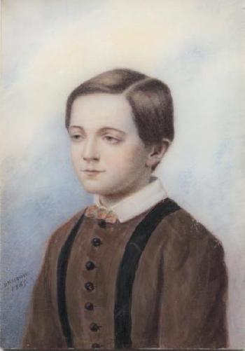 Portrait d'enfant by 
																	Auguste Dussauce