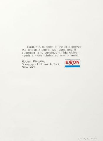 Exxon by 
																	Hans Haacke