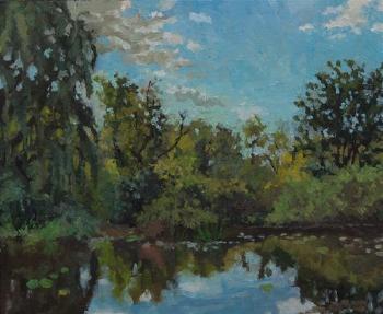 Monchez mill pond by 
																	Joe Hameister