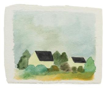 Untitled (Houses) by 
																	Maureen Gallace