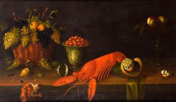 Nature morte au homard by 
																	 Pseudo Simons