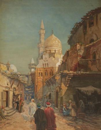Une rue au Caire by 
																	 Muller-Wachsmuth