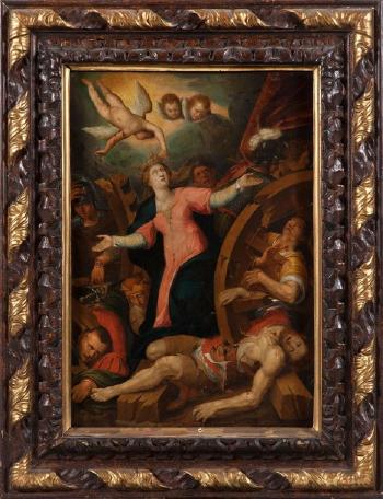 Le martyre de sainte Catherine by 
																	Francisco Camilo