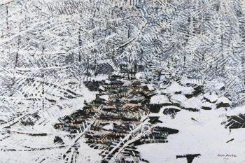 Winter landscape by 
																	Erkki Luhtala