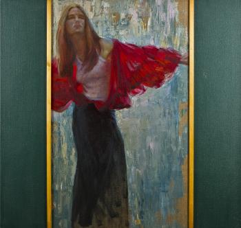 Lady in red by 
																	Ilkka Lammi