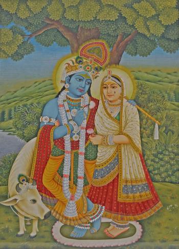 Radha Krishna by 
																	Banwari Lal Jangid