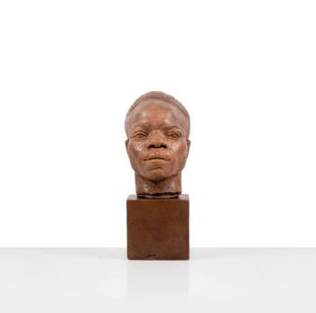 Buste de Sénégalais by 
																	Georges Halbout