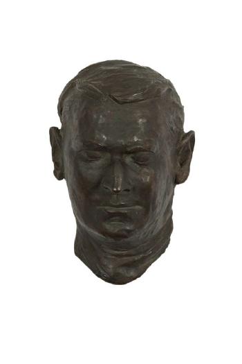 Michael Collins, based on his death mask by 
																	Gary Trimble