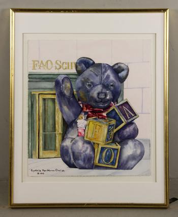 FAO Schwarz Bear by 
																			Cynthia Vanhorne-Ehrlich